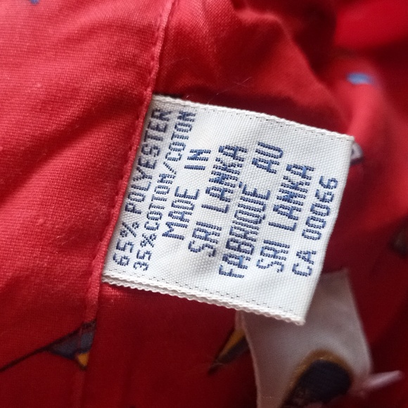 Vintage 90s Flag Button-Up T-Shirt - Picture 6 of 6